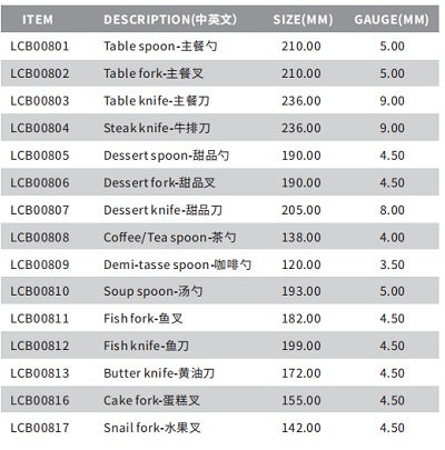 西餐不銹鋼刀叉