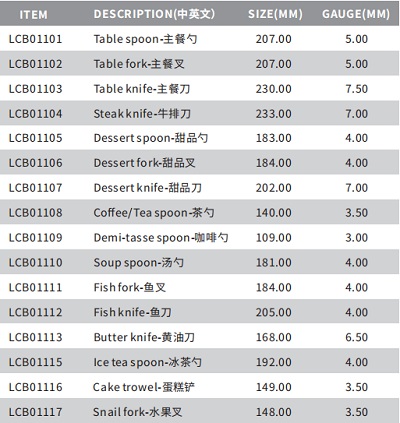 西餐不銹鋼刀叉